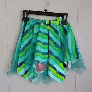 American Girl Kids Skirt Size 4 Green